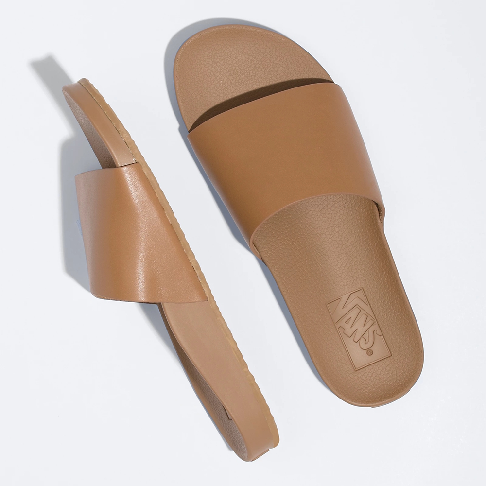 Vans Cuero Decon Chanclas Marrones | VN105L7GG58