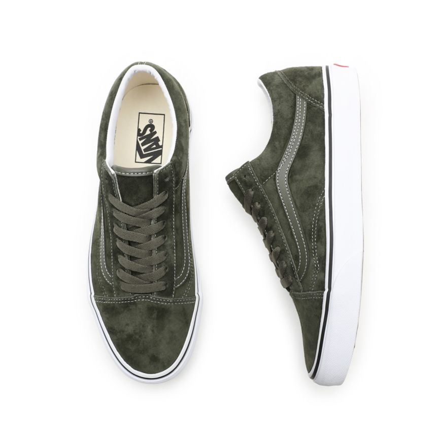 Vans Pig Gamuza Old Skool Verde Oliva | VN572Q8CY71